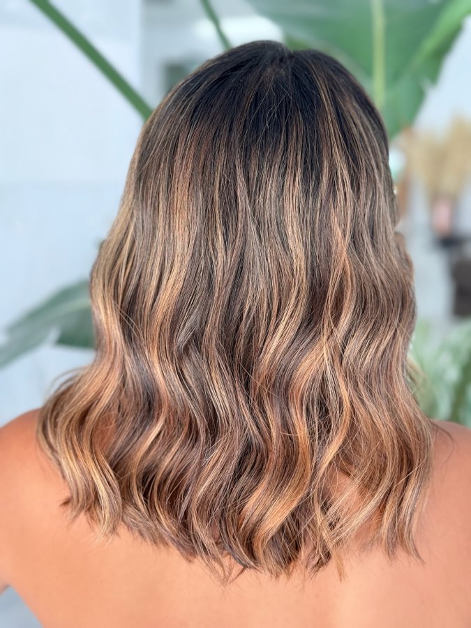balayage rubio en lliria. DG Estilistas.