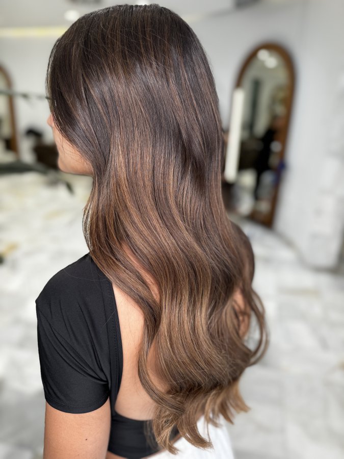 balayage rubio en lliria. DG Estilistas.