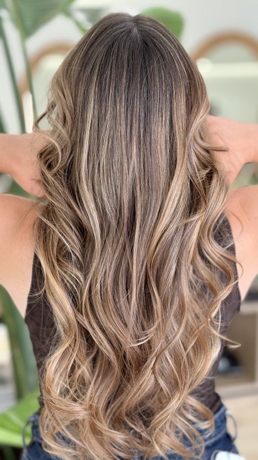 balayage rubio en lliria. DG Estilistas.
